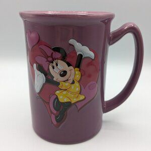 Disney 3D Minnie Mouse Purple Mug: World Class Sweetheart Edition